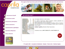 Tablet Screenshot of caprila.com